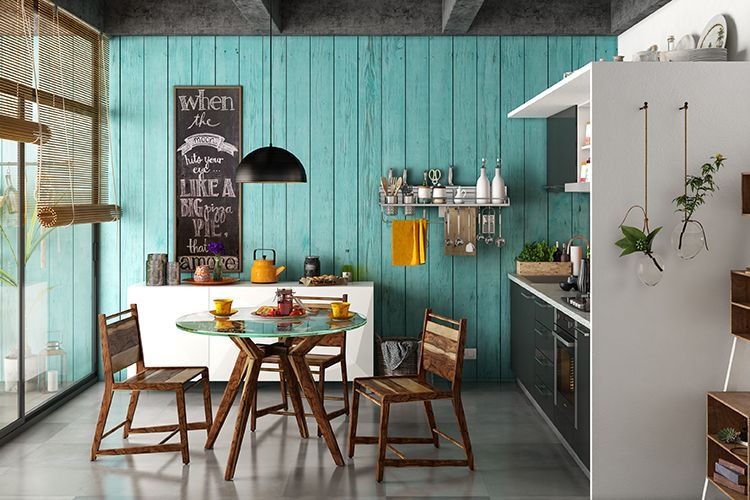 Desain Interior Dapur Seperti Kafe