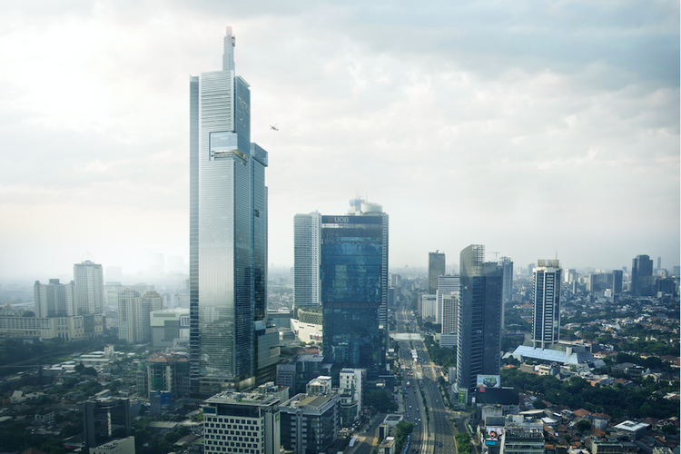 Pusat Perbelanjaan Baru dibangun di Gedung Tertinggi di Jakarta