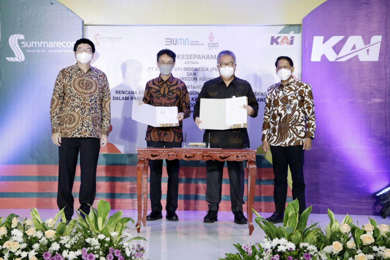 Gandeng KAI, Summarecon Bangun Station Extension dan Connecting Skybridge di Stasiun Bekasi