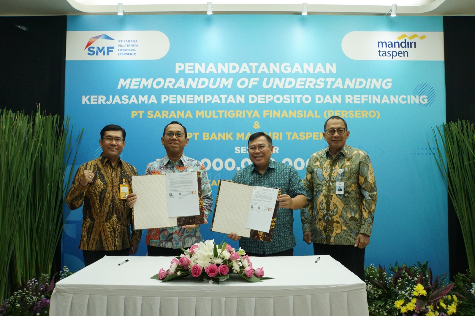Sarana Multigriya Finansial Gandeng Bank Mandiri Taspen Salurkan Kredit Serbaguna Perumahan Senilai Rp1 Triliun