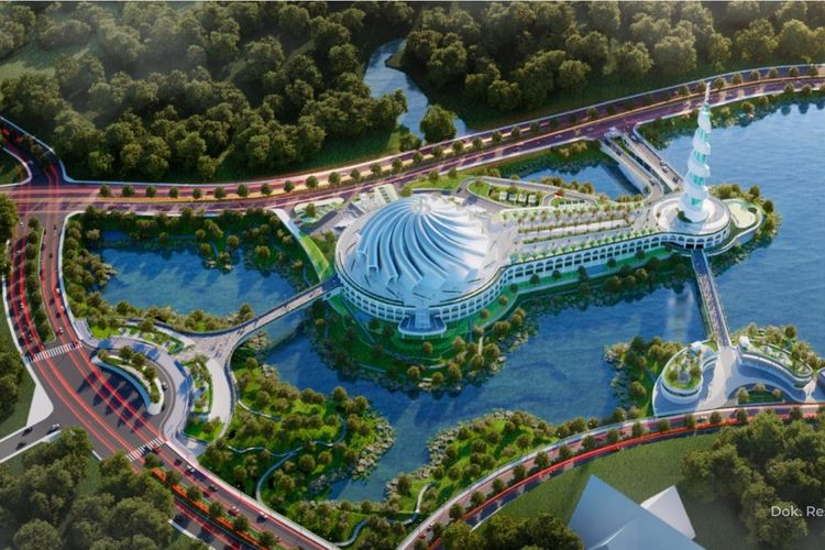 Melirik Desain Masjid Negara IKN yang Kubahnya Berbentuk Sorban