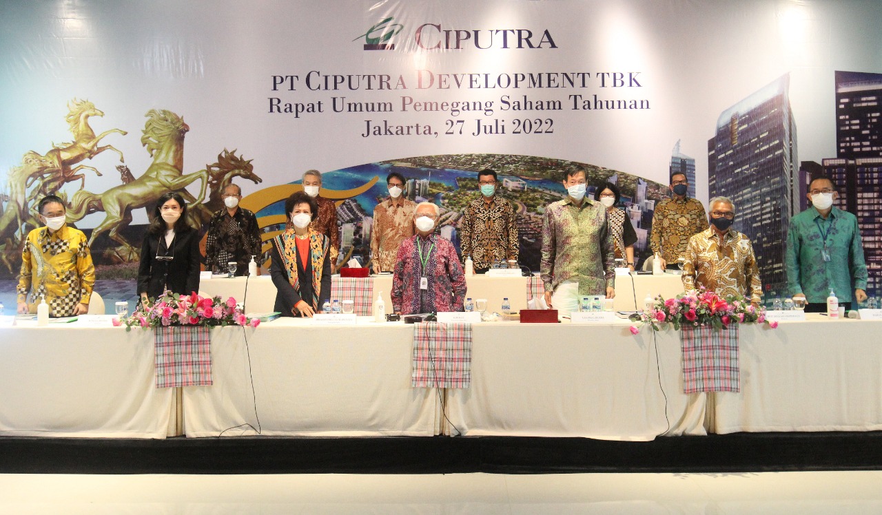 Ciputra Development Bagikan Dividen Tunai Rp260 Miliar