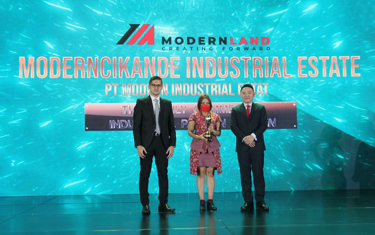 ModernCikande Industrial Estate Raih Penghargaan Properti Indonesia Award 2022