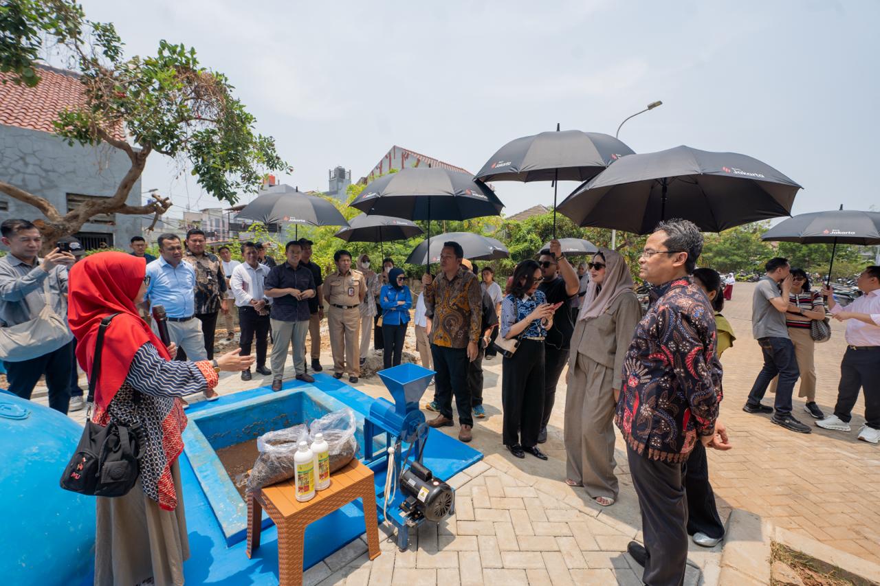 Pansus CSR DPRD DKI Apresiasi Program CSR Biodigester Sampah Organik Komunal Bank Jakarta, Ubah Sampah Jadi Energi Biogas