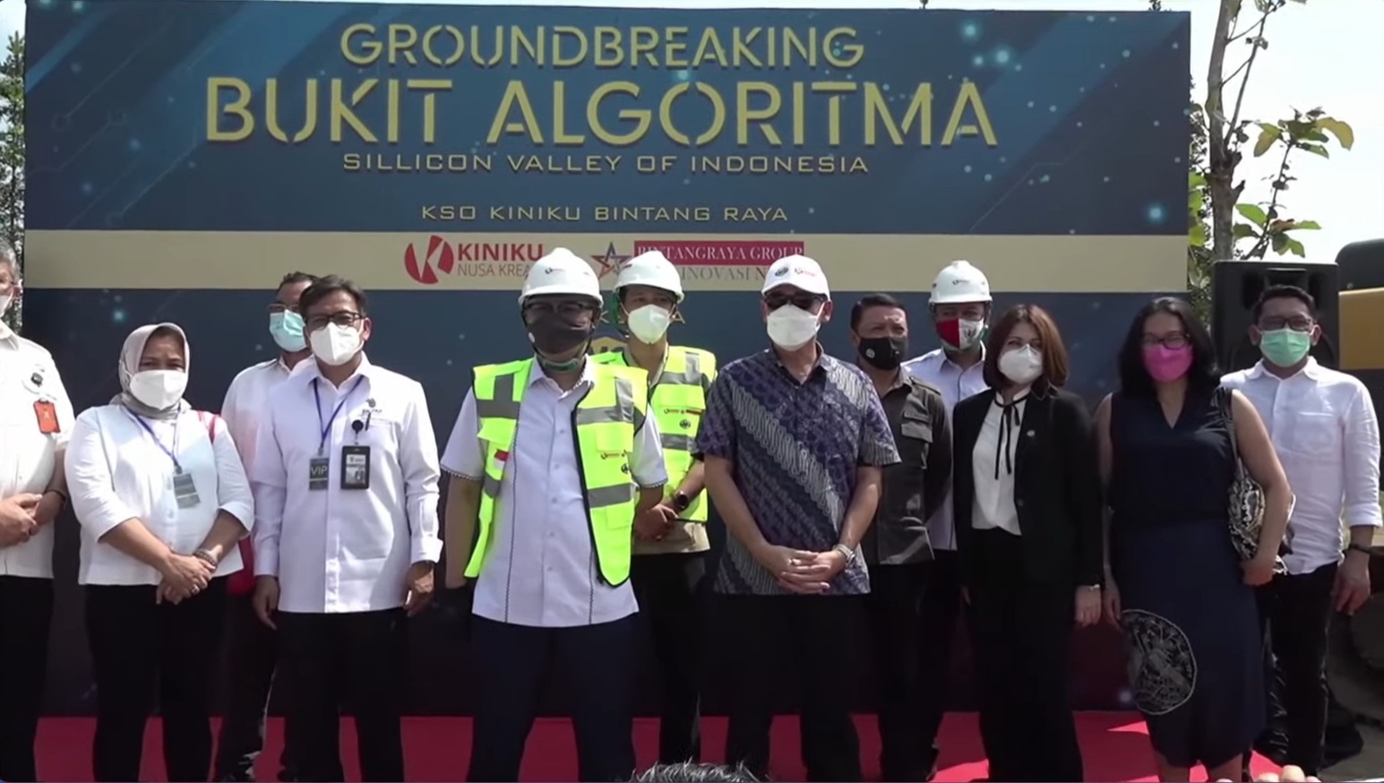 Kick Off, Kawasan Ekonomi Khusus Bukit Algoritma Gelar Groundbreaking !