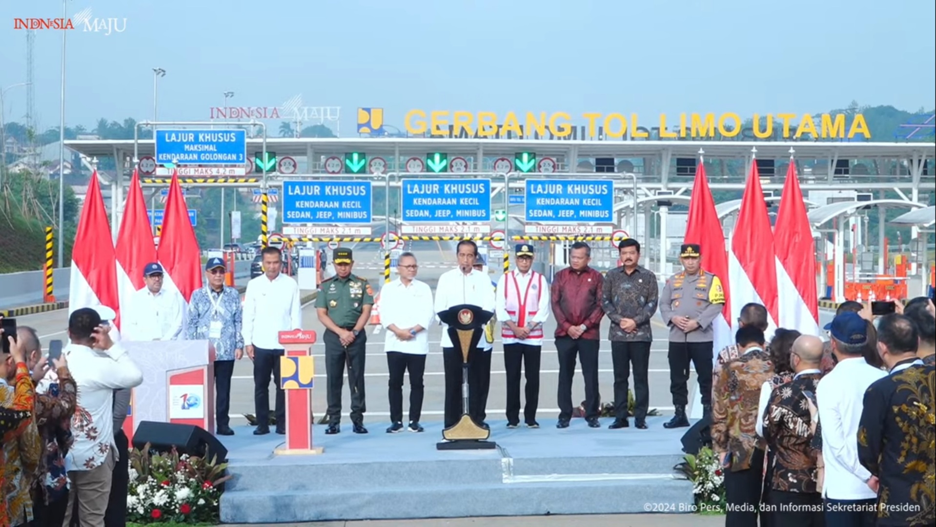 Ruas Tol Pamulang-Cinere-Raya Bogor Resmi Beroperasi